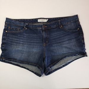 Torrid Shorts Jean Denim Plus Size 24